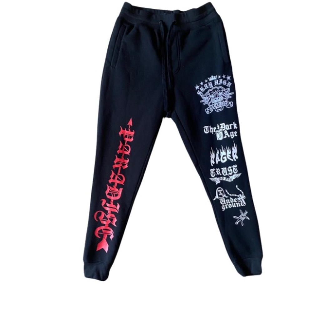 REBEL MINDS Men’s Black Jogging Pants Size M